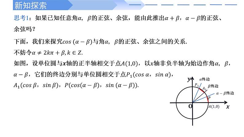 2024-2025学年高中数学人教A版必修一5.5.1 （1）两角差的余弦公式 课件PPT+导学案+分层作业（学生版+教师版）+教案（教学设计）04