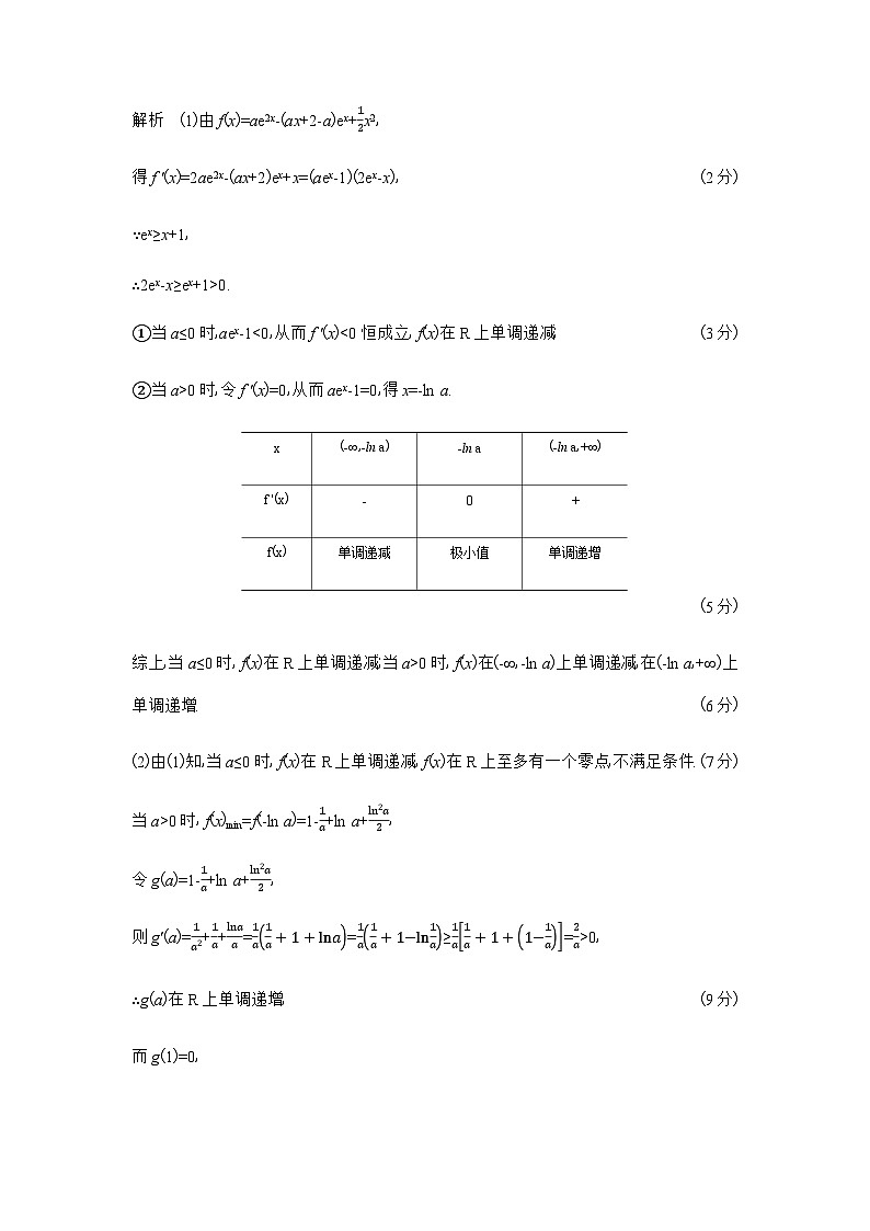 新高考数学一轮复习专题命题点3导数及其应用练习含答案第3页