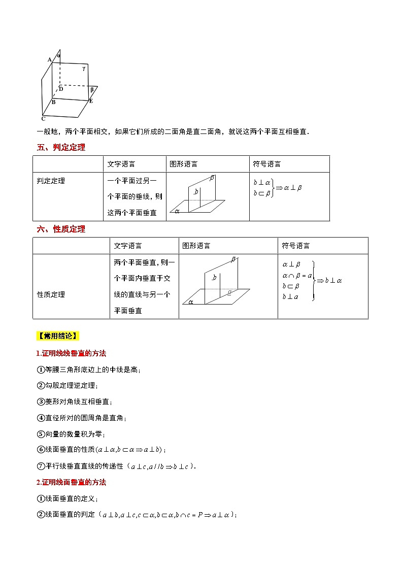 第34讲 空间直线、平面的垂直（精讲）-【一轮复习讲义】2025年高考数学高频考点题型归纳与方法总结（新高考通用）03