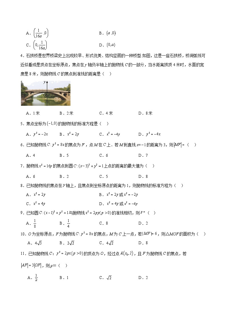 第45练 抛物线及其性质（精练：基础+重难点）-【一轮复习讲义】2025年高考数学高频考点题型归纳与方法总结（新高考通用）02