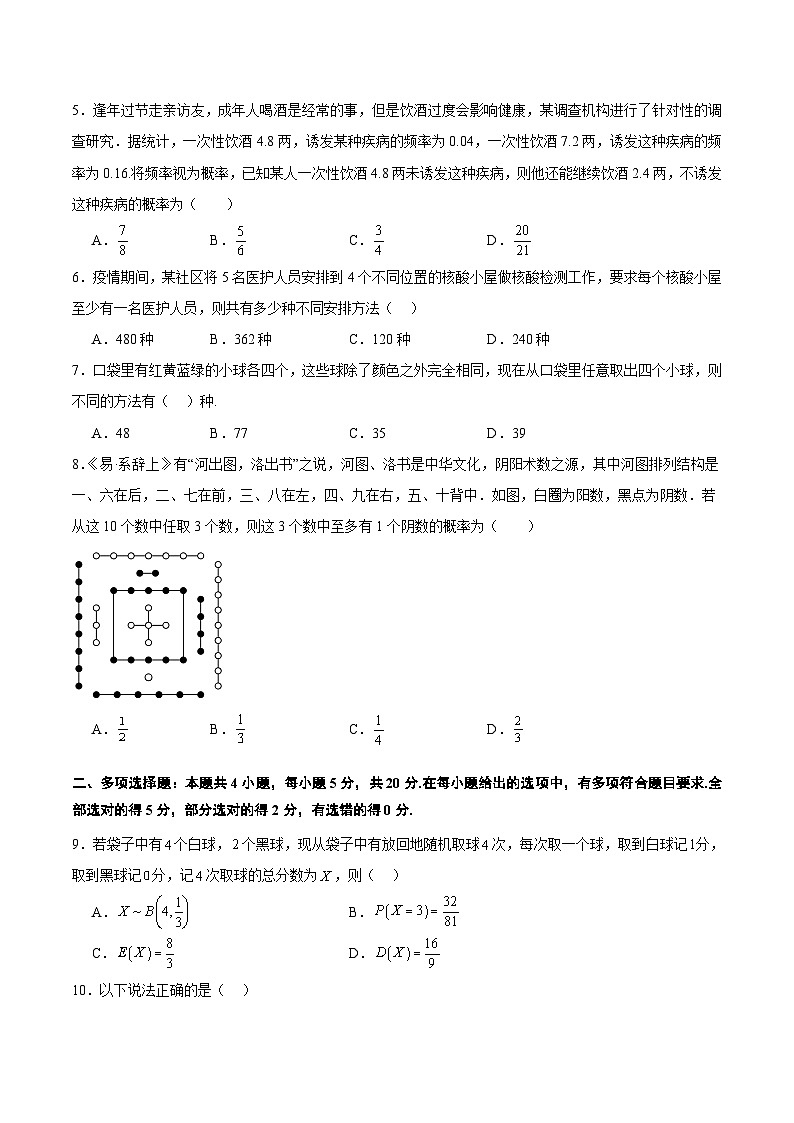 第十一章 计数原理、概率、随机变量及其分布（综合检测）【一轮复习讲义】高考数学高频考点题型归纳与方法总结（新高考通用）02