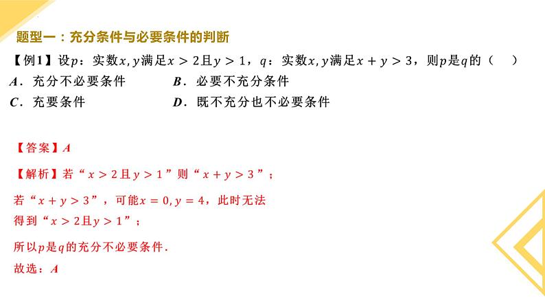 人教A版2019必修第一册1-4-2充要条件 (2)课件04