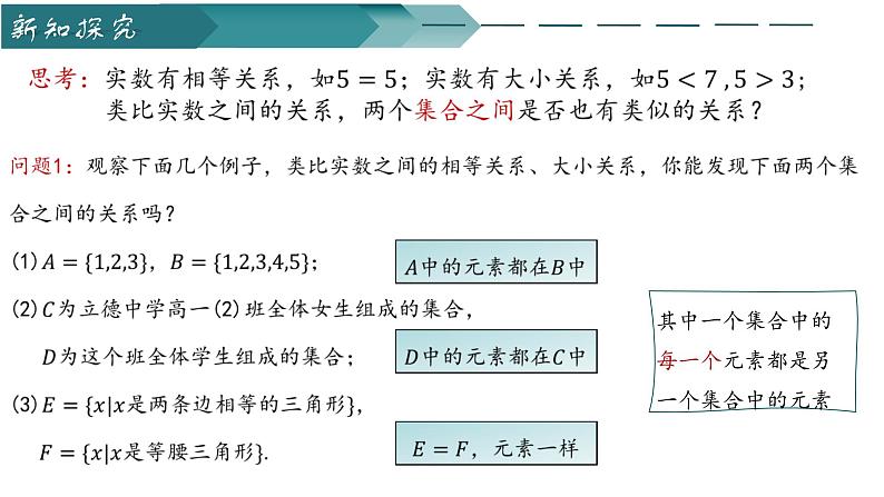 人教A版2019必修第一册1-2集合间的基本关系课件第3页