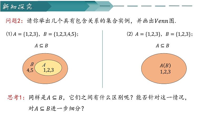 人教A版2019必修第一册1-2集合间的基本关系课件第5页