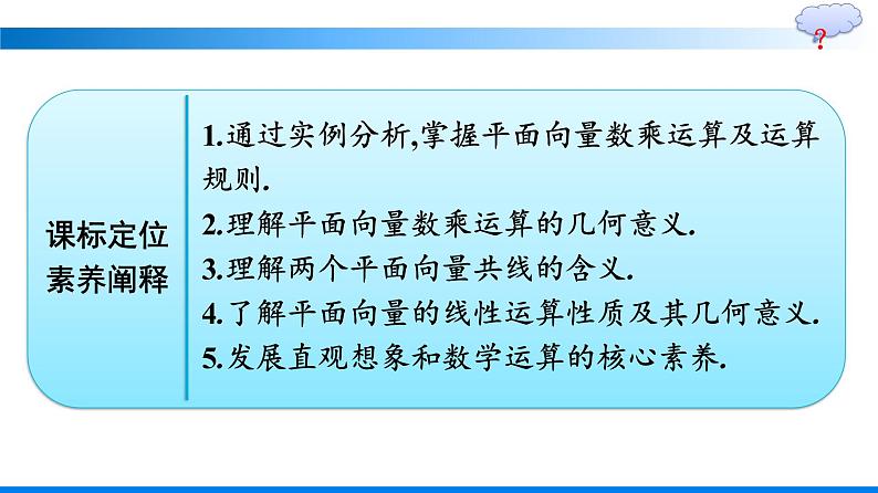 人教A版2019必修第二册第6章6-2-3向量的数乘运算优秀课件第2页