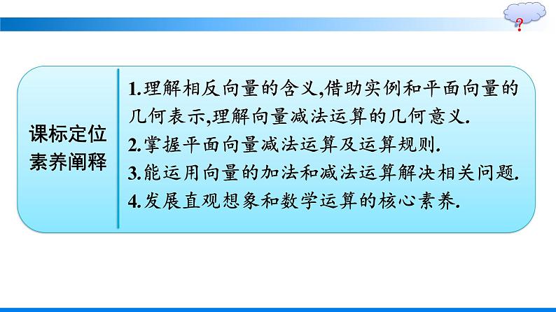 人教A版2019必修第二册第6章6-2-2向量的减法运算优秀课件第2页