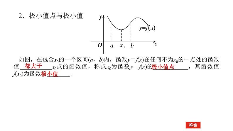 北师大版高中数学选择性必修第二册2.6.2函数的极值【课件】第5页