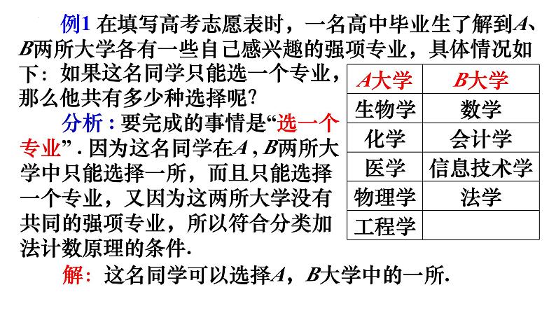 人教A版数学2019选择性必修第三册同步教学课件6-1分类加法计数原理与分步乘法计数原理第1课时第6页