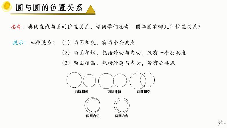 人教A版数学2019选择性必修第一册2-5-2圆与圆的位置关系精品课件第6页