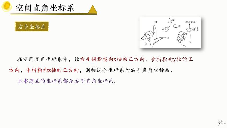 人教A版数学2019选择性必修第一册1-3-1空间直角坐标系精品课件第8页