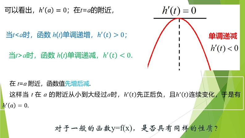 人教A版数学2019选择性必修第二册5-3-2函数的极值（第1课时）课件第5页