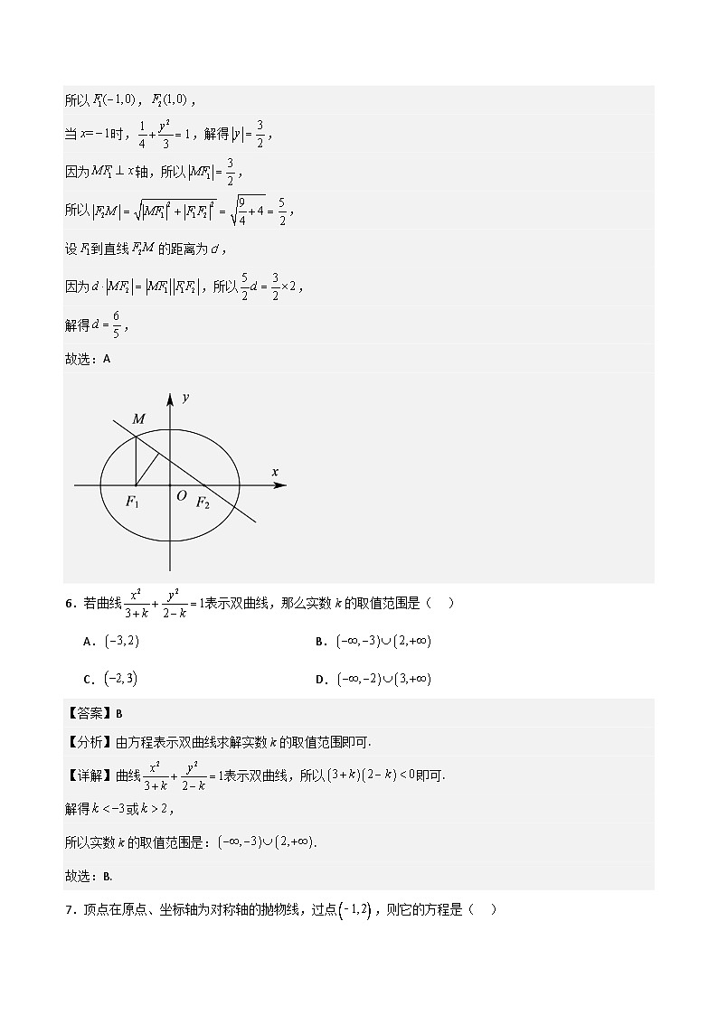 （人教A版）2024年高中数学高二暑假讲义高二上数学暑假综合检测卷（基础A卷）03