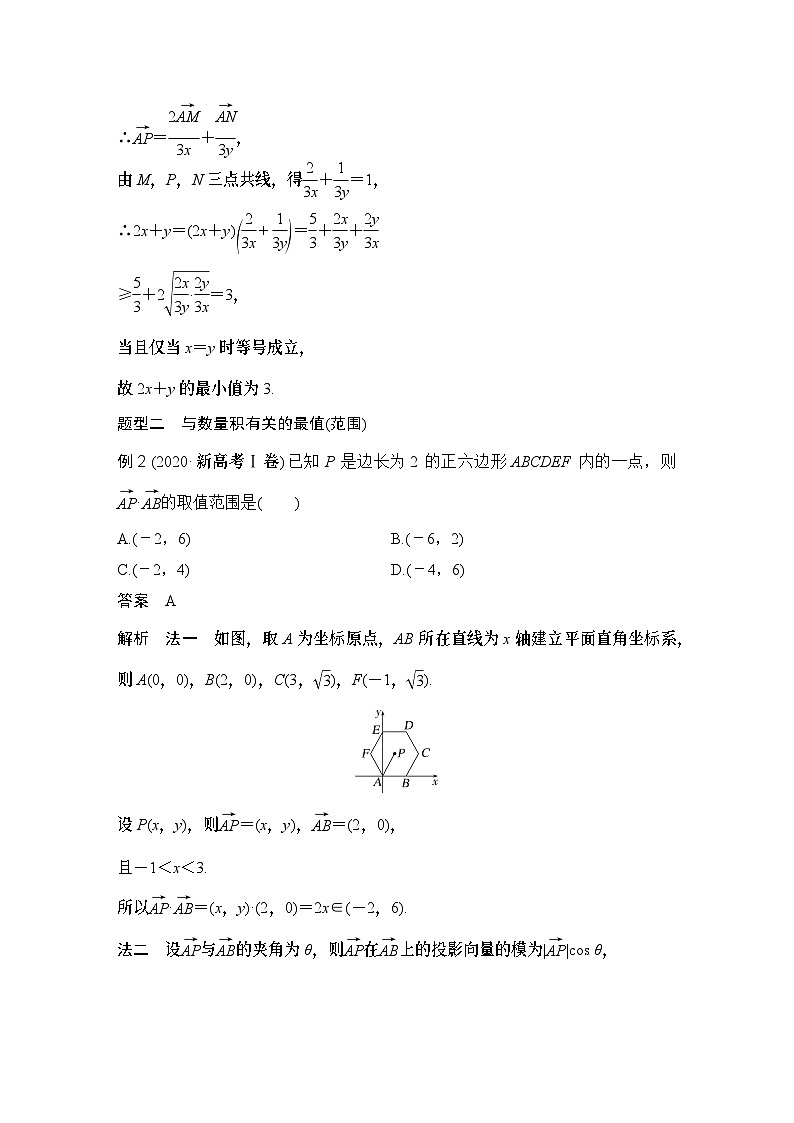补上一课　向量中的最值(范围)问题第3页