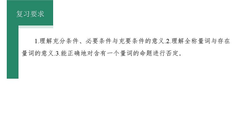 2025年高考数学一轮复习-1.2-常用逻辑用语【课件】02