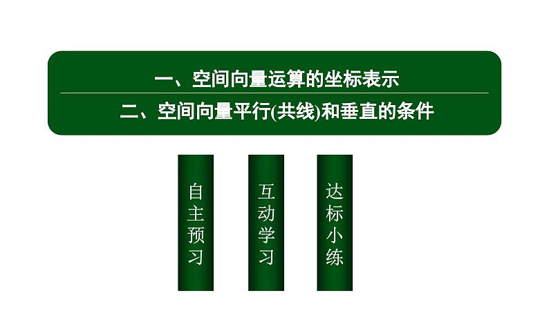 北师大高中数学选择性必修第一册3.3.1空间向量基本定理【课件】第3页