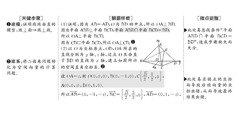 2025年高考数学一轮复习-第三板块-立体几何-微专题(一)大题专攻-“立体几何”大题的规范解题路径【课件】第3页
