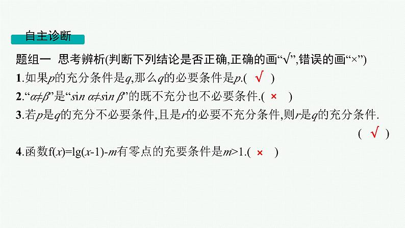 高考一轮复习 高三数学知识点专题讲解2充分条件、必要条件、充要条件课件PPT06