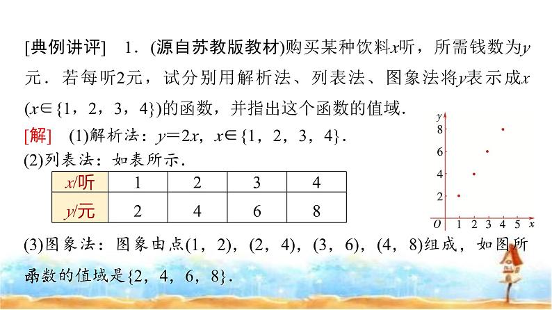 人教A版高中数学必修第一册第3章3-1-2第1课时函数的表示法课件第8页