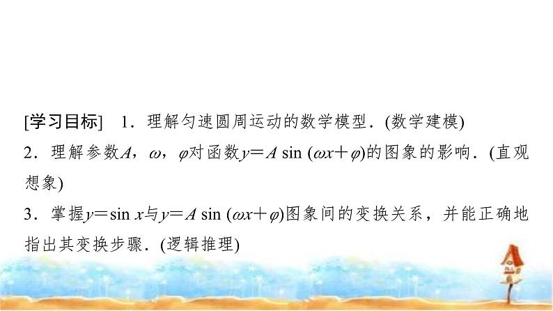 人教A版高中数学必修第一册第5章5-6-15-6-2第1课时函数y＝A sin (ωx＋φ)的图象及变换课件第2页