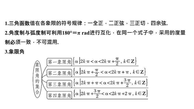 2025高考数学一轮复习-4.1-任意角和弧度制及三角函数的概念【课件】第8页