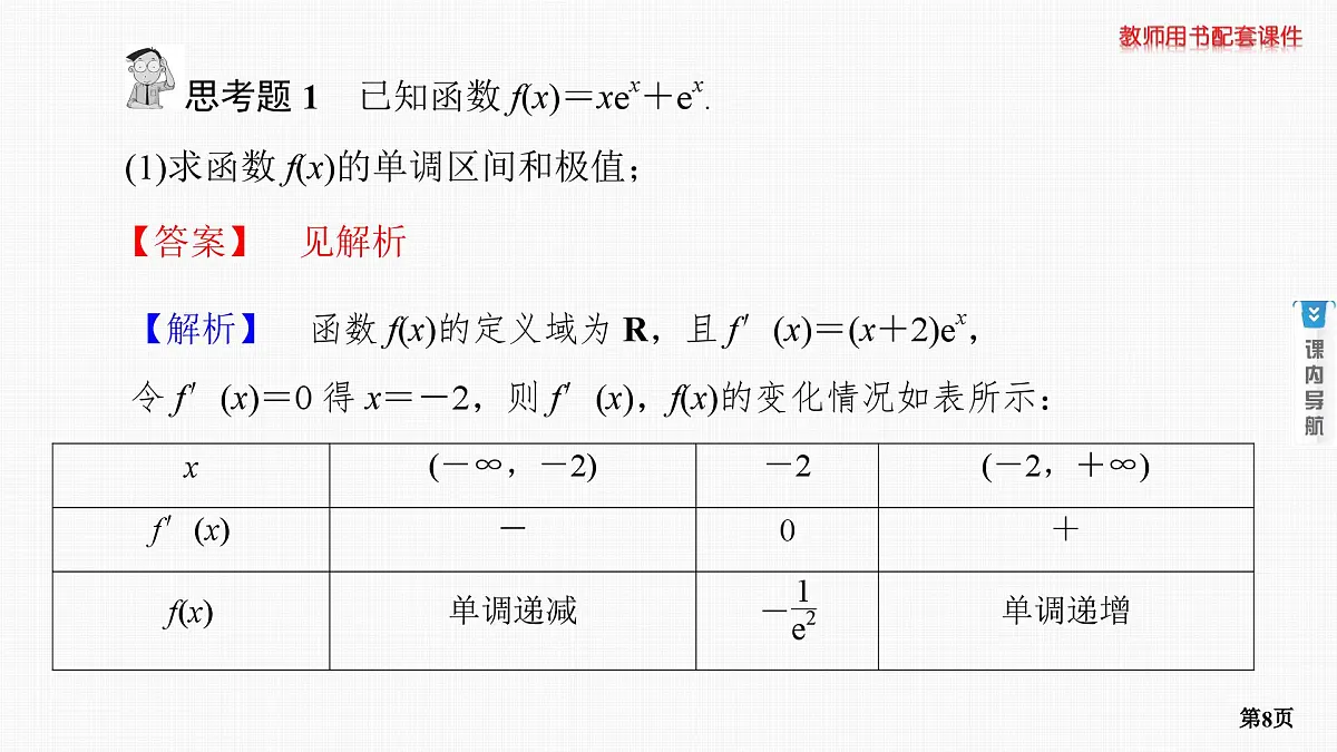 专题研究四　利用导数研究函数的零点第8页