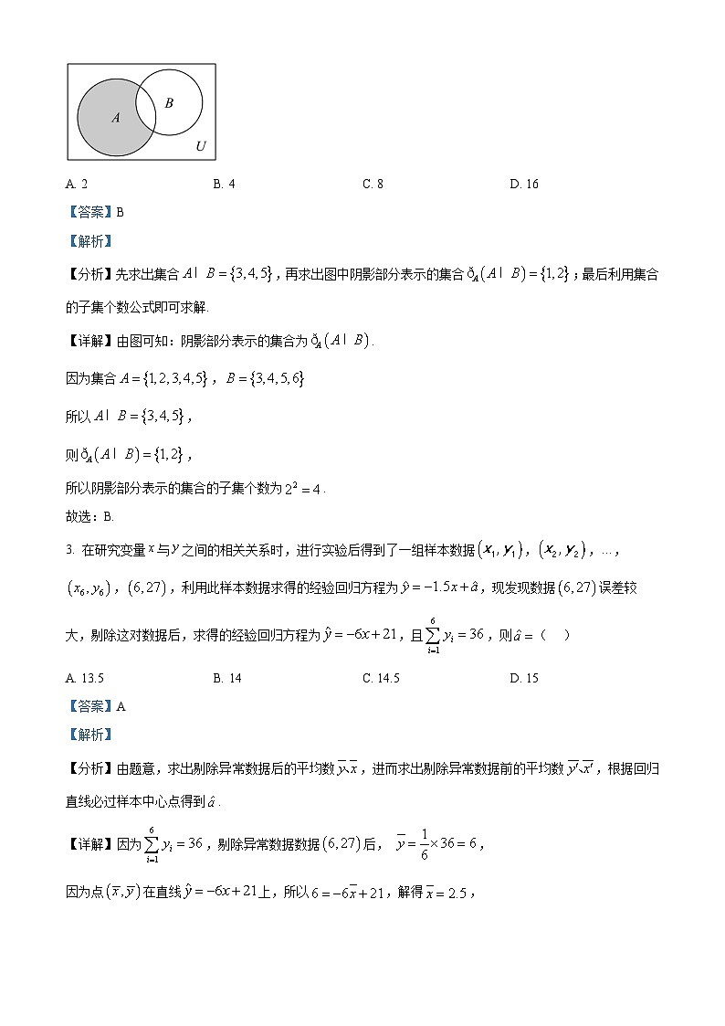 山东省泰安市部分学校2025届高三上学期摸底考试数学试题（解析版）第2页