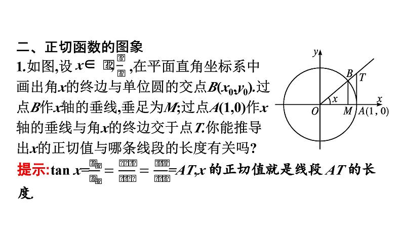 人教A版高中数学必修第一册5.4.3正切函数的性质与图象【课件】08