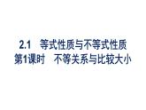 人教A版高中数学必修第一册2.1 第1课时等式、不等式与比较大小【课件】