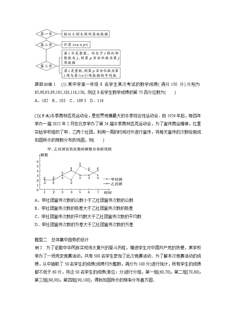 新高考数学一轮复习讲义第9章　§9.2　用样本估计总体（2份打包，原卷版+含解析）03