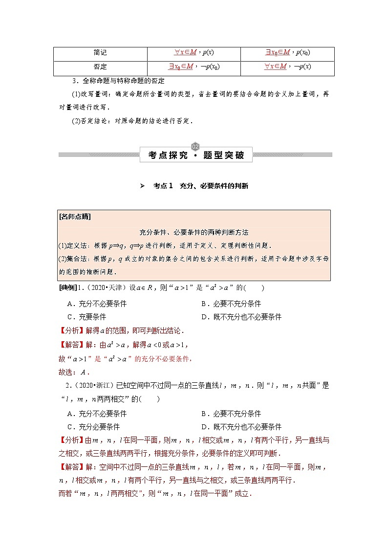 第02讲 充分条件与必要条件、全称量词与存在量词（解析版）第2页