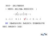 人教B版高中数学必修第二册 6.2.2 直线上向量的坐标及其运算【课件】