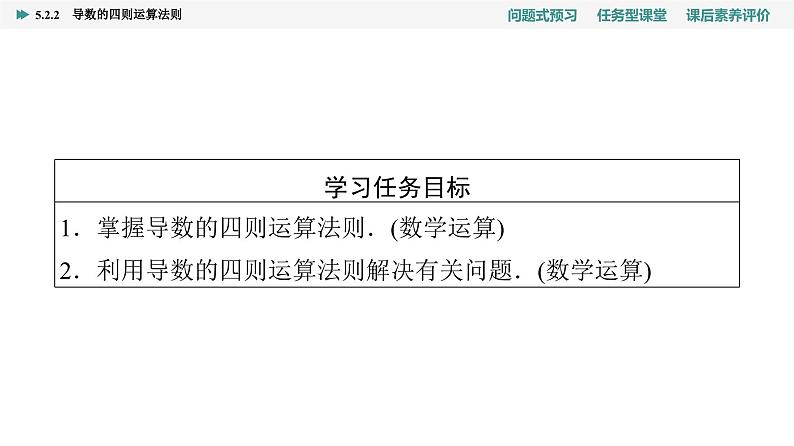 第5章　5.2　5.2.2　导数的四则运算法则第2页
