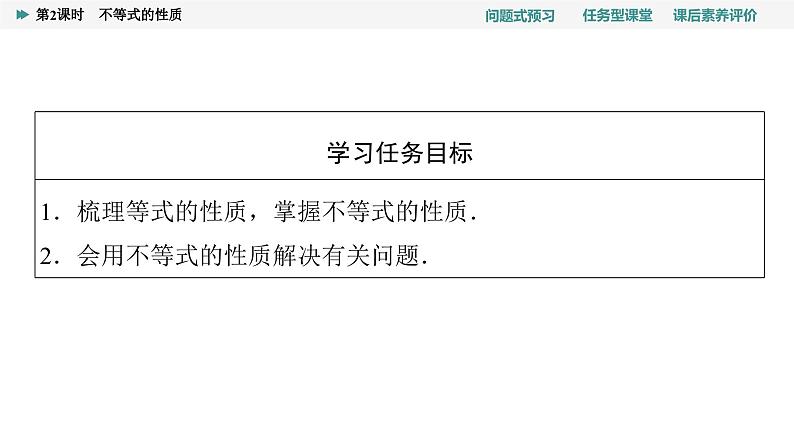 第2章　2.1　第2课时　不等式的性质第2页