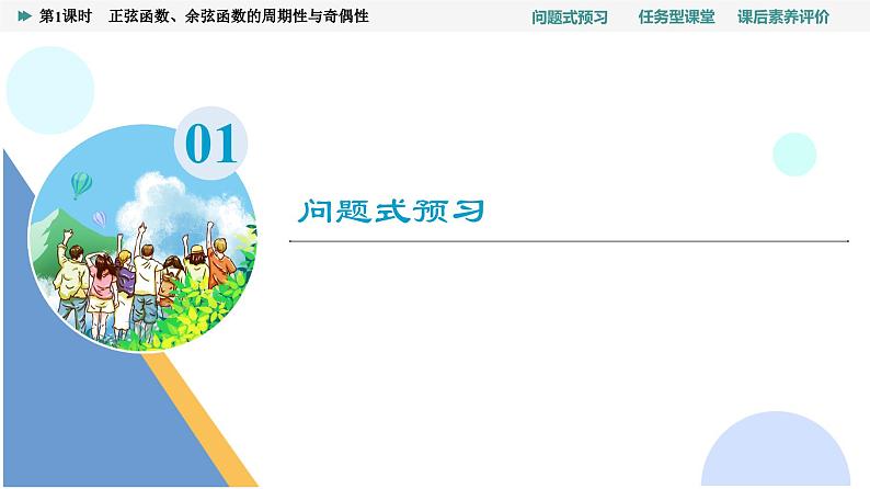 第5章　5.4　5.4.2　第1课时　正弦函数、余弦函数的周期性与奇偶性第3页