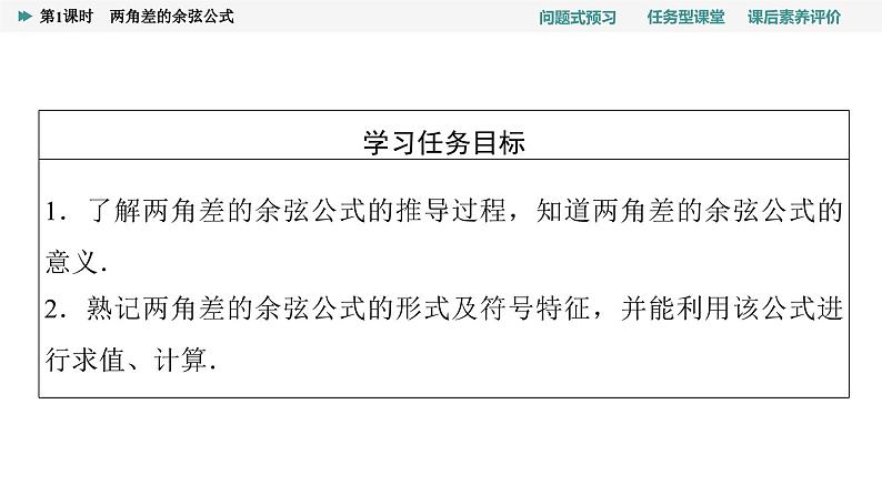 第5章　5.5　5.5.1　第1课时　两角差的余弦公式第2页