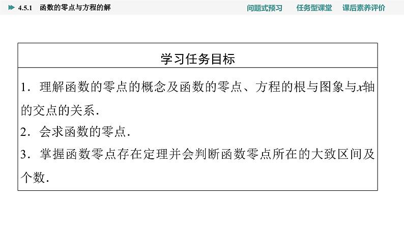 第4章　4.5　4.5.1　函数的零点与方程的解第2页