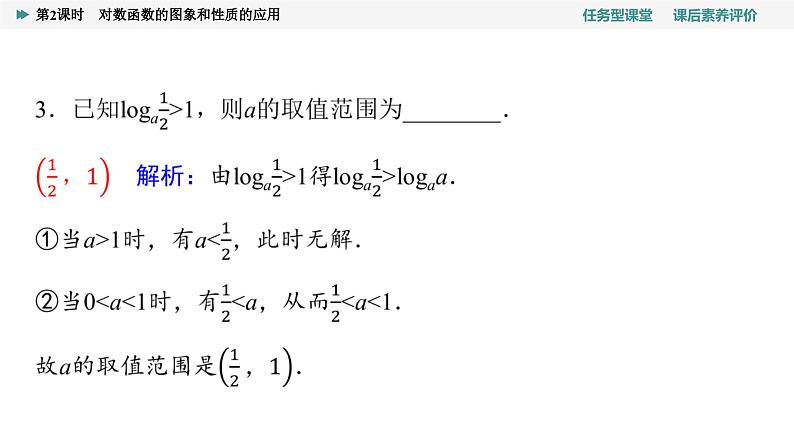 第4章　4.4　4.4.2　第2课时　对数函数的图象和性质的应用第8页