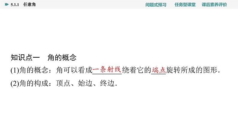 第5章　5.1　5.1.1　任意角第4页