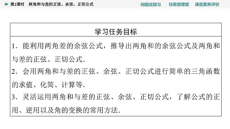 第5章　5.5　5.5.1　第2课时　两角和与差的正弦、余弦、正切公式第2页