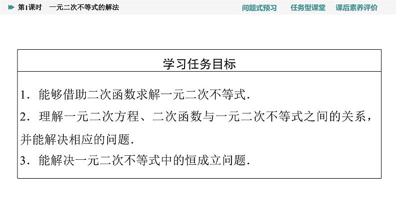 第2章　2.3　第1课时　一元二次不等式的解法第2页