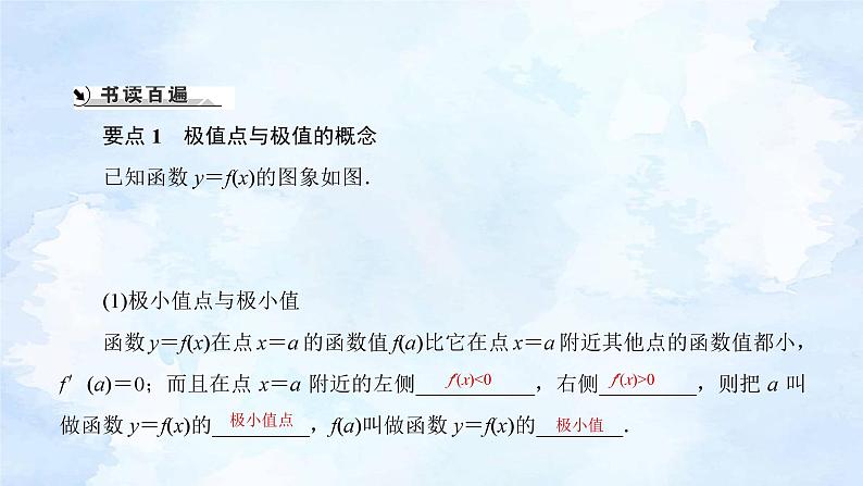 人教版高二下期数学选择性必修第二册-5.3.2 函数的极值与最大(小)值(第1课时)【课件】第2页