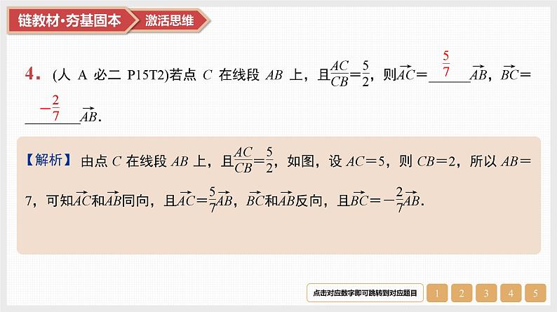 2025高考数学一轮复习第5章平面向量与复数01第21讲平面向量的概念与线性运算（课件+解析试卷）06