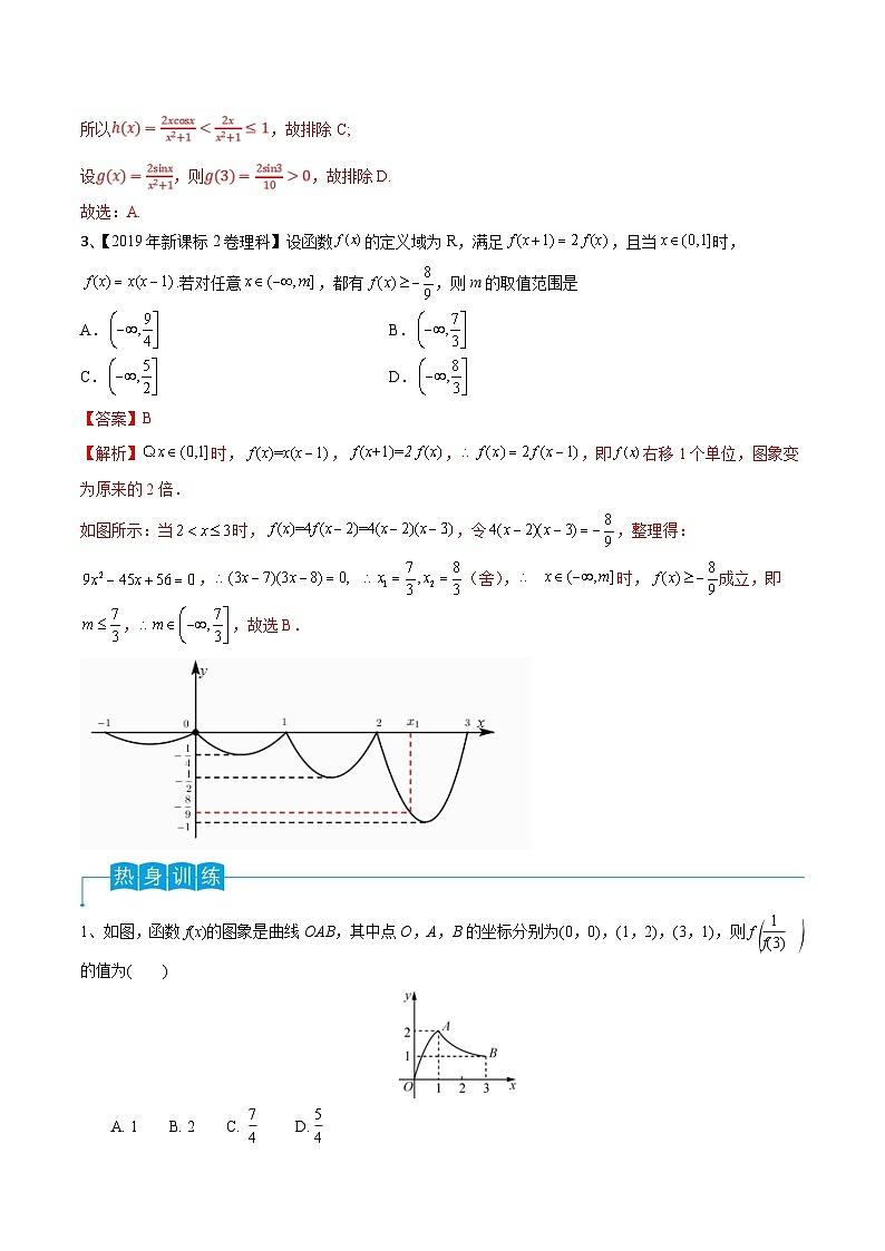新高考数学一轮复习导学案第14讲 函数的图象（2份打包，原卷版+解析版）03