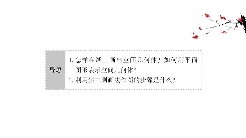 人教版高中数学必修第二册8.2 立体图形的直观图 课件第3页