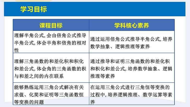 人教版高中数学必修第一册5.5三角恒等变换 课时15 简单的三角恒等变换(1)【课件】04