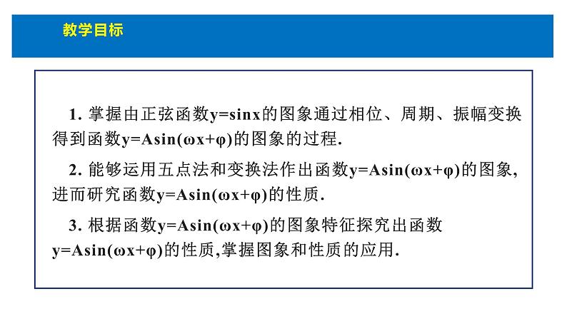 人教版高中数学必修第一册5.6.2函数y＝A sin (ωx＋φ)的图象【课件】03