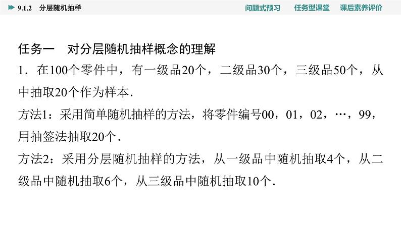 第9章　9.1　9.1.2　分层随机抽样第8页