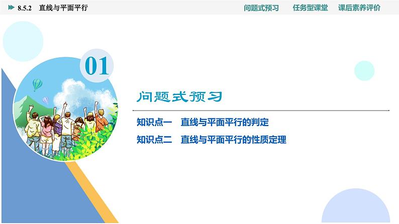 第8章　8.5　8.5.2　直线与平面平行第3页