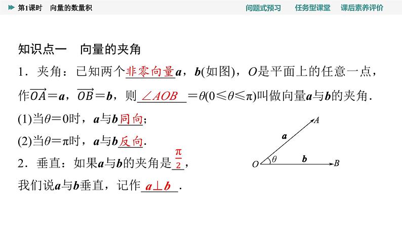 第6章　6.2　6.2.4　第1课时　向量的数量积第4页