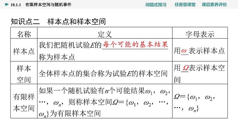 第10章　10.1　10.1.1　有限样本空间与随机事件第6页